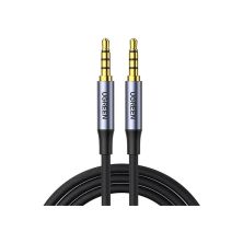Кабель мультимедійний 3.5mm M to 3.5mm M 2.0m (4pin) AV183 gray Ugreen (20782)