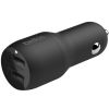 Зарядний пристрій Belkin Car Charger 24W Dual USB-A black (CCB001BTBK) - Зображення 2