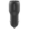 Зарядний пристрій Belkin Car Charger 24W Dual USB-A black (CCB001BTBK) - Зображення 3