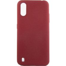 Чехол для мобильного телефона Dengos Carbon Samsung Galaxy A01, red (DG-TPU-CRBN-55) (DG-TPU-CRBN-55)