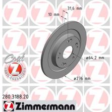 Тормозной диск ZIMMERMANN 280.3188.20