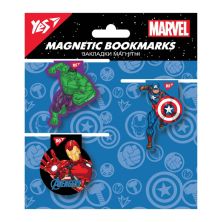 Закладки для книг Yes магнитные Marvel.Avengers, 3 шт (707733)