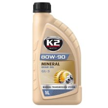 Трансмісійна олива K2 Mineral Gear Oil GL-5 80W-90 1 л (O5541E)