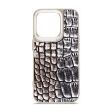 Чохол до мобільного телефона Harder Glamorous Croco Apple iPhone 15 Pro Grey Gold (ARM76762)