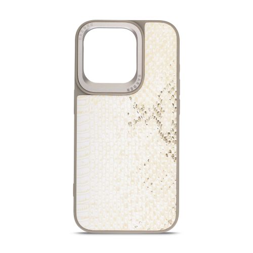 Чехол для мобильного телефона Harder Snake Pattern Apple iPhone 14 Pro White Cream (ARM76807)