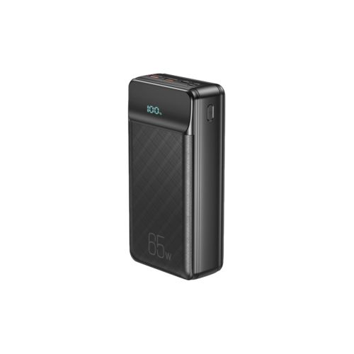 Батарея універсальна XO 30000mAh, PD/65W for laptop, QC/22.5W, black (PR201_Black)