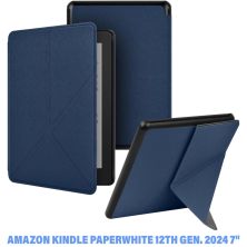 Чохол до електронної книги BeCover Ultra Slim Origami Amazon Kindle Paperwhite 12th Gen. 2024 7 Deep Blue (712838)