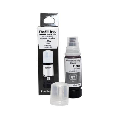 Чернила Premium Quality Epson 115 70мл Gray C13T07D54A (70264910)