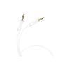 Кабель мультимедійний 3.5mm M to 3.5mm M BL16 white BOROFONE (6974443389173) - Зображення 1