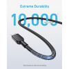 Дата кабель USB-C to USB-C 0.9m 240W nylon 310 black Anker (A81D5H11) - Изображение 2