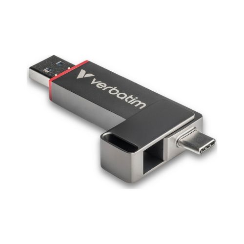 USB флеш накопичувач Verbatim 256GB QuickStick USB 3.2/USB-C (32041)