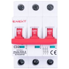 Автоматичний вимикач E.NEXT 3-п e.industrial.mcb. 32А C ( 10кА) (i0180024)