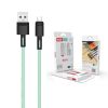 Дата кабель USB 2.0 AM to Micro 5P 1.0m 5A green XO (NB166-M-1-GR) - Зображення 1