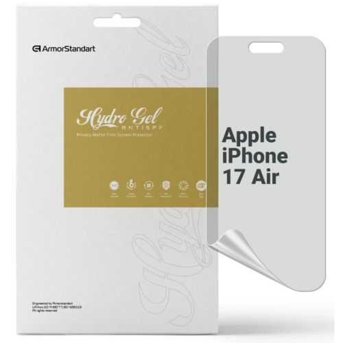 Пленка защитная Armorstandart hydrogel Anti-spy Apple iPhone 17 Air (ARM86182)