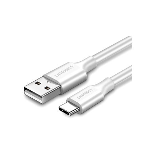 Дата кабель USB 2.0 AM to USB-C 0.25m 3A US287 white Ugreen (60119)