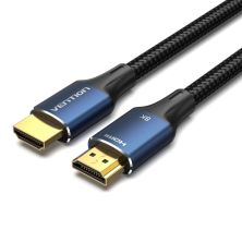 Кабель мультимедійний HDMI M to HDMI M 1.0m 8K60Hz cotton braided blue Vention (ALGLF)
