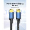 Кабель мультимедійний HDMI M to HDMI M 1.0m 8K60Hz cotton braided blue Vention (ALGLF) - Зображення 2