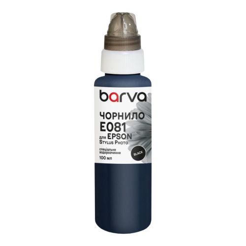 Чорнило Barva Epson T0481/T0801/T0811 100 мл, special, black (E081-324e)