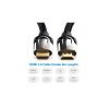 Кабель мультимедийный HDMI M to HDMI M 3.0m V2.0 4K60Hz braided zinc alloy black Vention (VAA-B05-B300) - Изображение 3