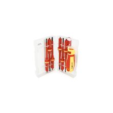 Викрутка Voltronic з насадками, 6 в 1, діелектрична, з індикатором, CRV, Box (М616)