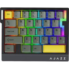 Клавіатура Ajazz AK029 Ice Island Magnetic Switch USB UA Black/Yellow (AK029-I-BY)