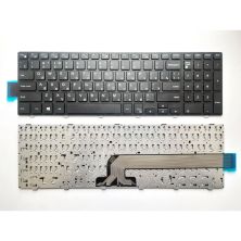 Клавиатура ноутбука Dell Inspiron 15-3000/15-5000 Series черная с черной рамкой UA (A43874)