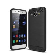 Чехол для мобильного телефона для Huawei Y3 2017 Carbon Fiber (Black) Laudtec (LT-HY32017B)