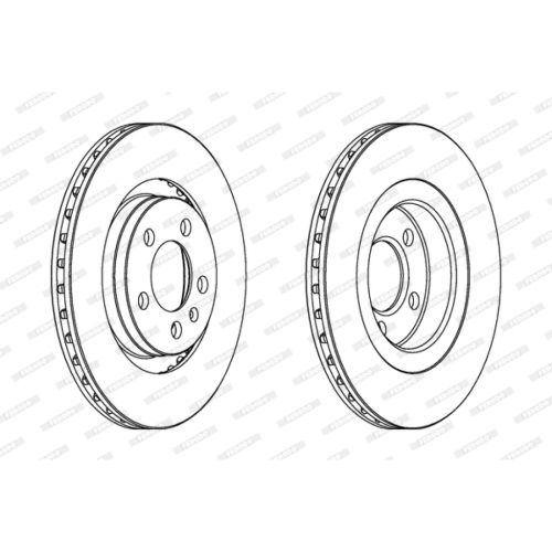 Тормозной диск FERODO DDF928