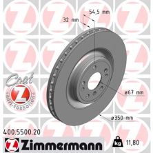 Гальмівний диск ZIMMERMANN 400.5500.20