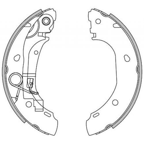 Гальмівні колодки REMSA 4163.00