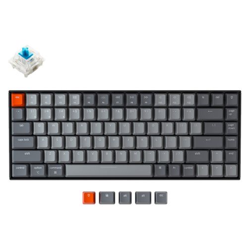 Клавиатура Keychron K2 84 Key Gateron Hot-Swap White LED Red (K2A1H_KEYCHRON)