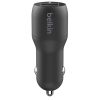 Зарядное устройство Belkin Car Charger (24W) Dual USB-A, USB-A - USB-C, 1m, black (CCE001BT1MBK) - Изображение 3