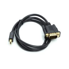 Кабель мультимедийный mini DisplayPort (M) to VGA (M), 1.0m, black PowerPlant (CA911998)