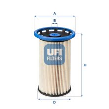 Фильтр топливный UFI 26.026.00