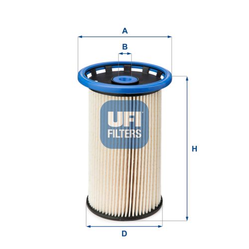 Фільтр паливний UFI 26.026.00