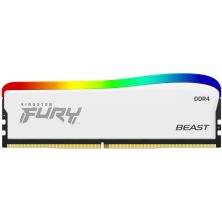 Модуль памяти для компьютера DDR4 8GB 3600 MHz Beast White RGB SE Kingston Fury (ex.HyperX) (KF436C17BWA/8)