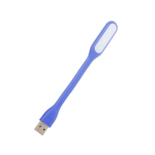 Лампа USB Optima LED, гибкая, синий (UL-001-BLU)