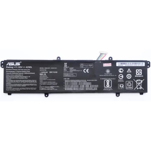 Акумулятор до ноутбука ASUS X413 B31N1911, 3640mAh (42Wh), 3cell, 11.55V, Li-ion (A47797)