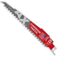 Полотно Milwaukee для сабельной пилы, AX CARBIDE 150мм, шаг 5мм, 5шт, древесина с гвоздями (48005521)
