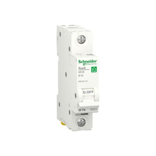 Автоматичний вимикач Schneider Electric RESI9 6kA 1P 16A В (R9F02116)