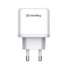 Зарядний пристрій ColorWay Power Delivery Port PPS USB (Type-C PD+ USB QC3.0) (45W) white (CW-CHS042PD-WT) - Зображення 1
