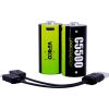 Акумулятор Verico C/R14 USB Type-C 3700mAh 1.5V Li-ion * 2 (LoopEnergy) (1BTOV-A4N0A2-NN) - Зображення 1
