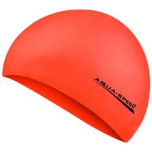 Шапка для плавання Aqua Speed Soft Latex 122-75 5733 неоновий помаранчевий Уні OSFM (5908217657336)