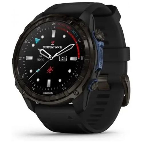 Смарт-часы Garmin Descent Mk3i, 51mm, Crbn Gry DLC Ti/Blk, Dive Computer, GPS (010-02752-11)