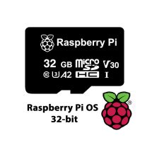 Додаткове обладнання до промислового ПК Raspberry Pi Карта пам''яті для Raspberry Pi MicroSD 32 ГБ, Pre-installed Raspberry Pi OS (SC0268)