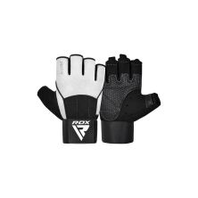 Перчатки для фитнеса RDX W3 with EVA Padding White L (WGS-W3W-L+)