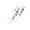 Дата кабель USB 2.0 AM to Lightning 1.0m Cafule Series Metal 2.4A White Baseus (CALJK-A02) - Зображення 3