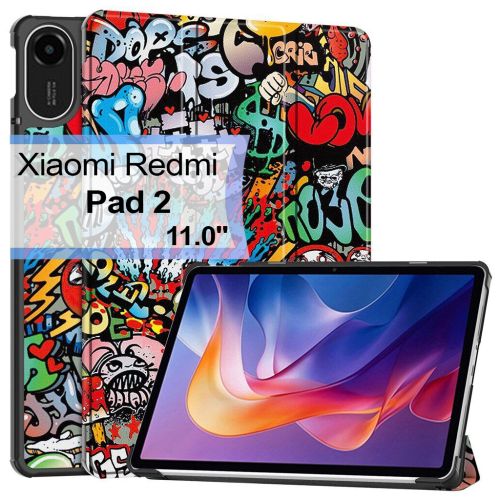 Чохол до планшета BeCover Smart Xiaomi Redmi Pad 2 11.0 Graffiti (713648)