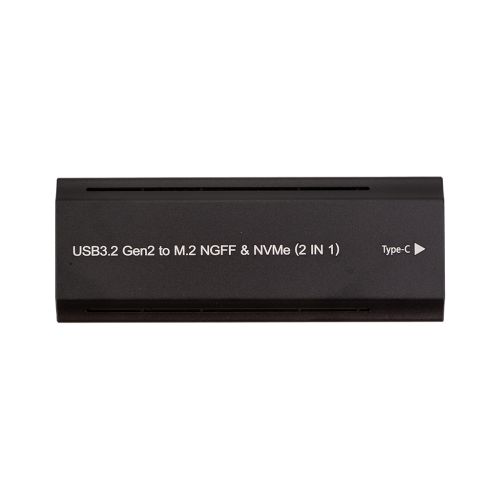 Кишеня зовнішня PowerPlant SSD M.2 PCIe NGFF/NVMe USB3.2, 20Gbps, RGB (HC380527)