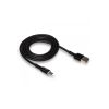Дата кабель USB 2.0 AM to Micro 5P 1.0m 3A black XO (NB112-M-BK) - Изображение 1